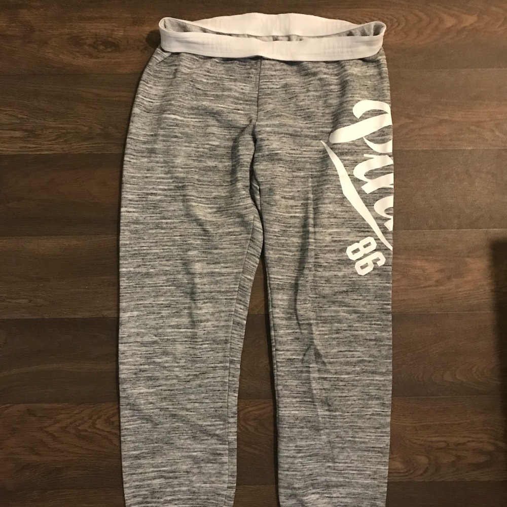 PINK grey sweats! Size XS!
